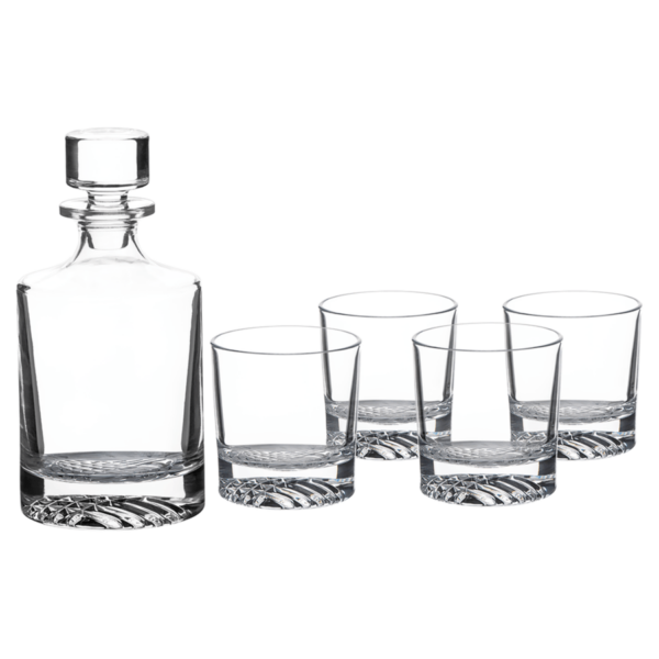 850ml Round Glass Decanter Set - Image 2