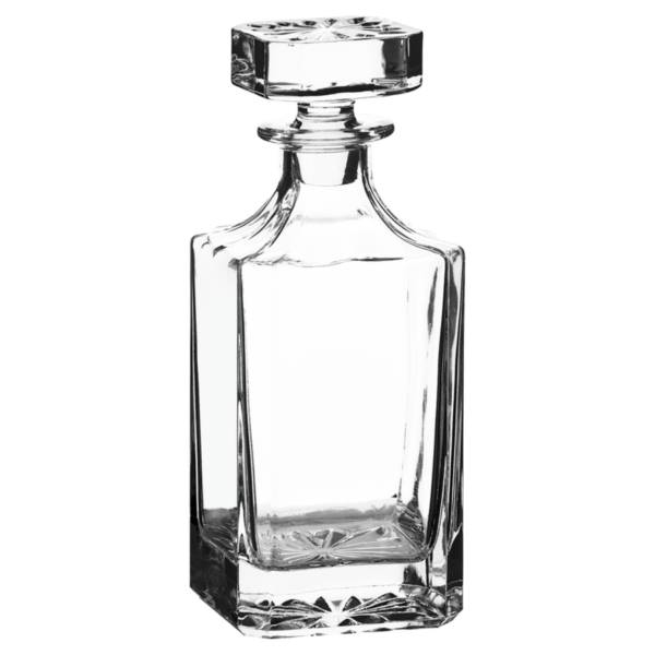 750ml Square Glass Decanter Set - Image 4