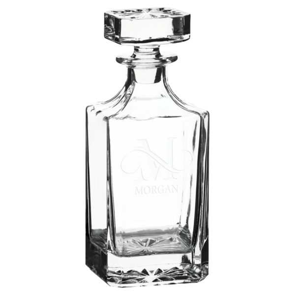 750ml Square Glass Decanter Set - Image 3