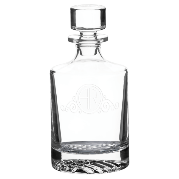 810ml Rectangle Glass Decanter Set - Image 3