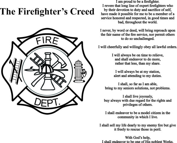 Firefighter Creed