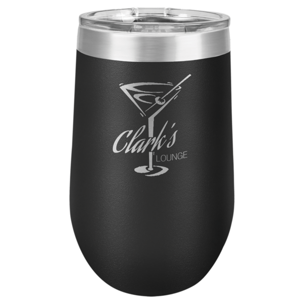 Polar Camel 16 oz. Vacuum Insulated Stemless Tumbler with Lid