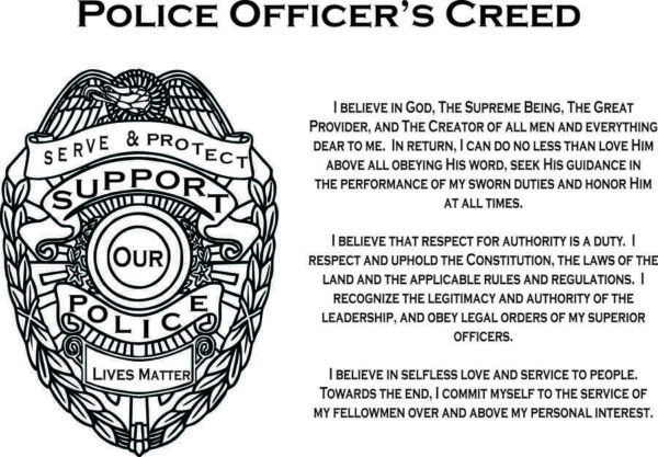 Police Officer's Creed